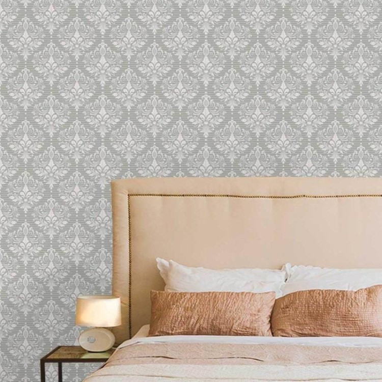 Papel de Parede Adesivo Vintage Cinza 123861487