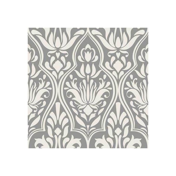 Papel de Parede Adesivo Vintage Cinza 126376694