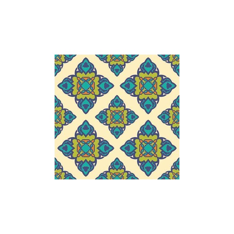 Papel de Parede Adesivo Vintage Colorido 212580604