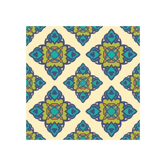 Papel de Parede Adesivo Vintage Colorido 212580604