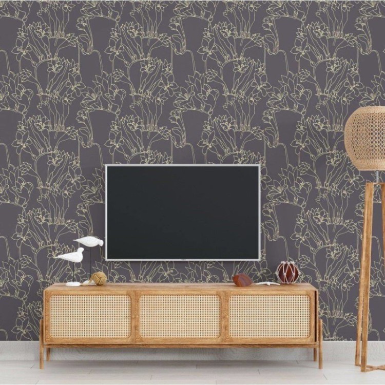 Papel de Parede Adesivo Vintage Floral N018127
