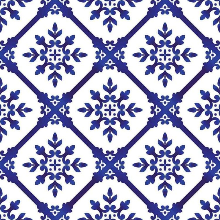 Papel de Parede Adesivo Vintage Floral N02084