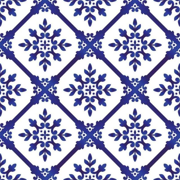 Papel de Parede Adesivo Vintage Floral N02084