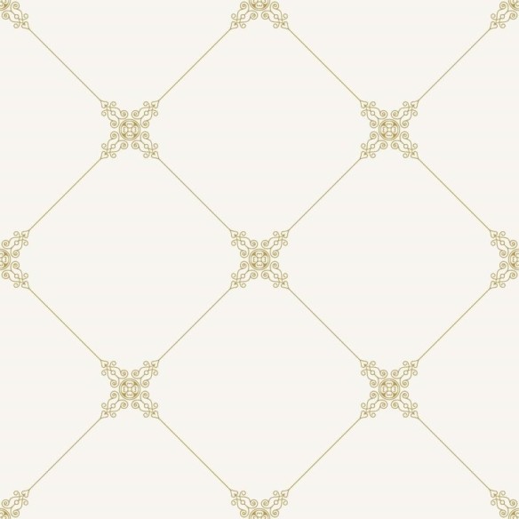 Papel de Parede Adesivo Vintage Geométrico Floral N05272