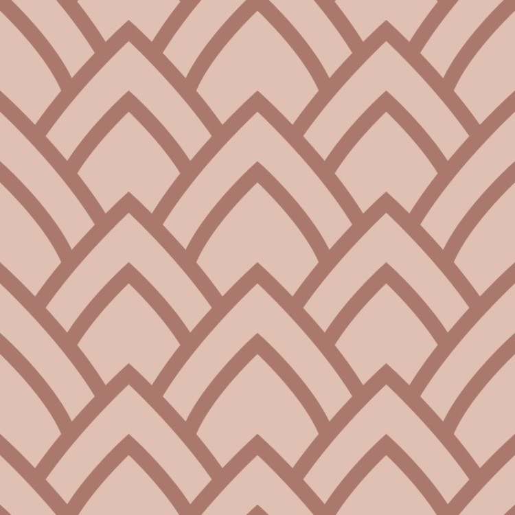 Papel de Parede Adesivo Vintage Geométrico Rosa...