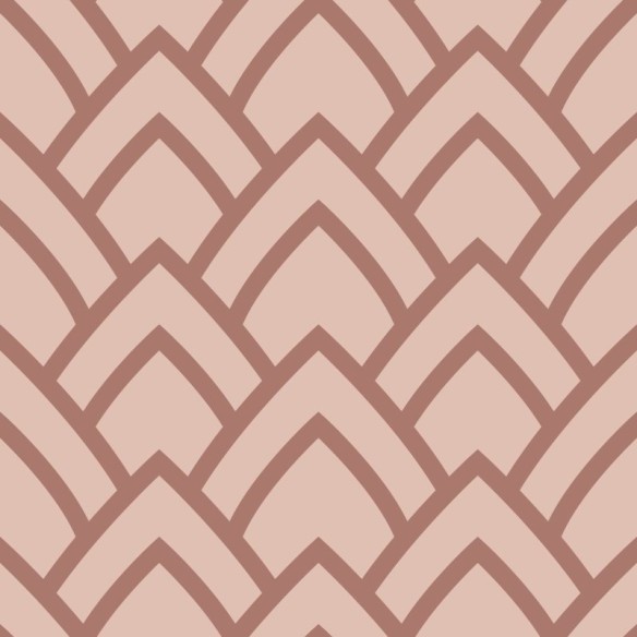 Papel de Parede Adesivo Vintage Geométrico Rosa N05286
