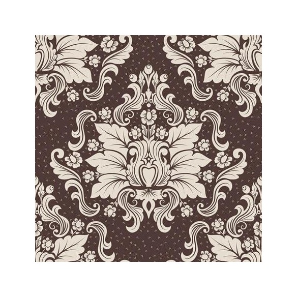Papel de Parede Adesivo Vintage Marrom 129970565