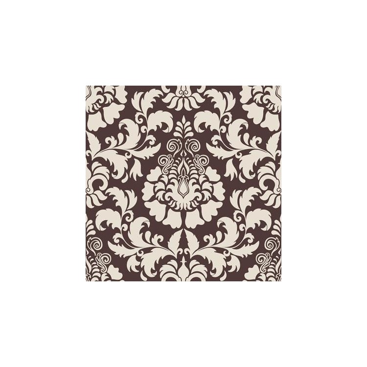Papel de Parede Adesivo Vintage Marrom e Bege...