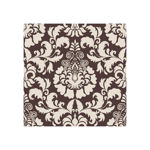 Papel de Parede Adesivo Vintage Marrom e Bege 164876228