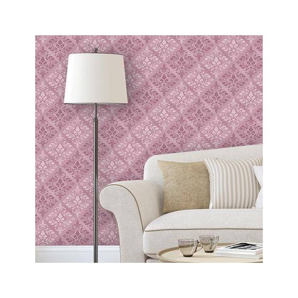 Papel de Parede Adesivo Vintage Rosa 132406511