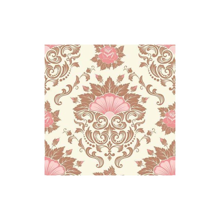 Papel de Parede Adesivo Vintage Rosa 138510062