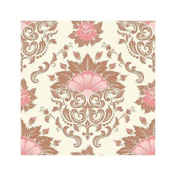 Papel de Parede Adesivo Vintage Rosa 138510062