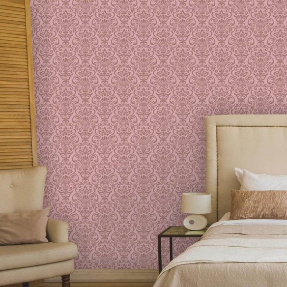 Papel de Parede Adesivo Vintage Rosa 141559849