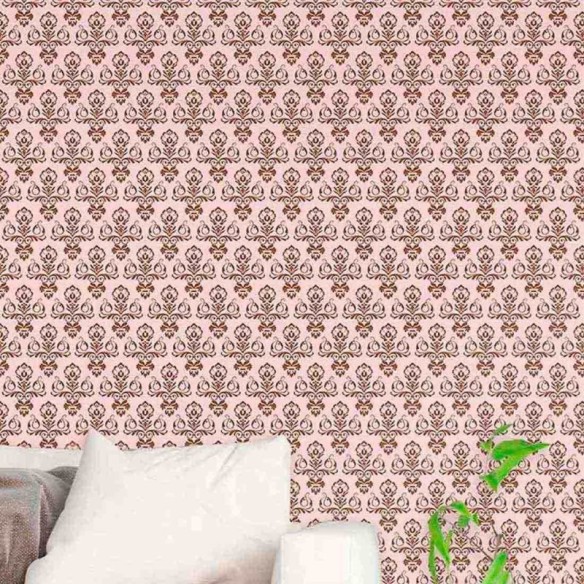 Papel de Parede Adesivo Vintage Rosa 45437