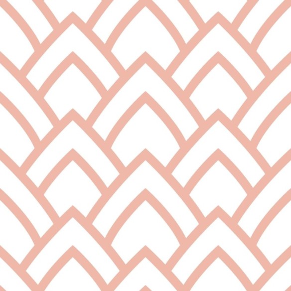 Papel de Parede Adesivo Vintage Rosa e Branco N05292