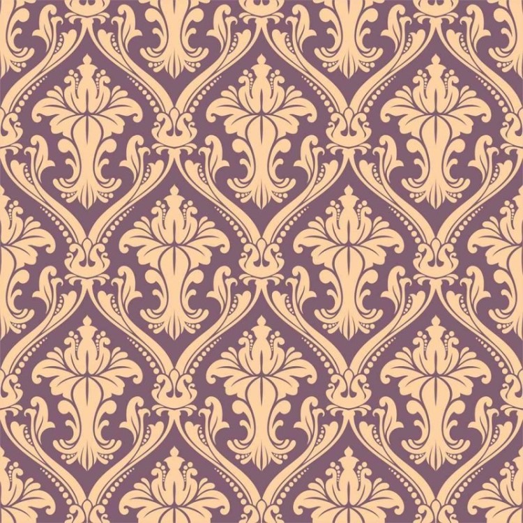 Papel de Parede Adesivo Vintage roxo 210143