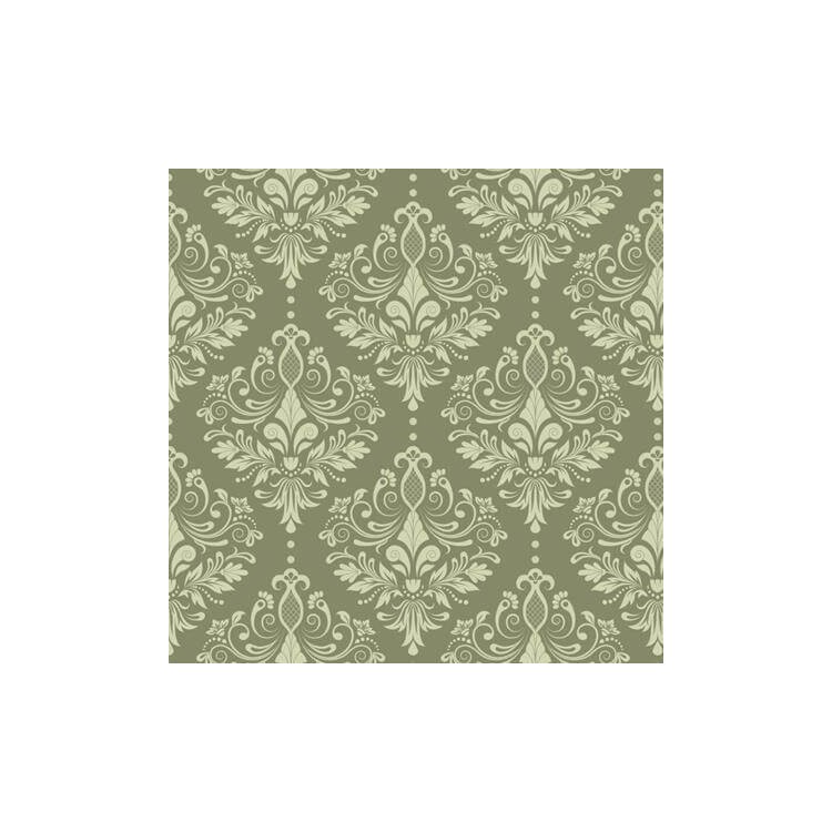 Papel de Parede Adesivo Vintage Verde 126238757