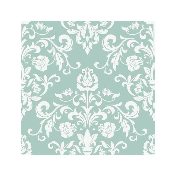 Papel de Parede Adesivo Vintage Verde 145889036