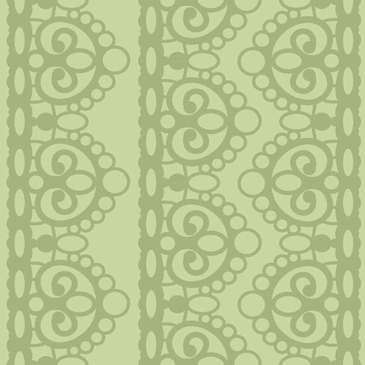 Papel de Parede Adesivo Vintage Verde 74726309