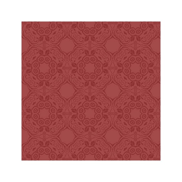 Papel de Parede Adesivo Vintage Vermelho 15