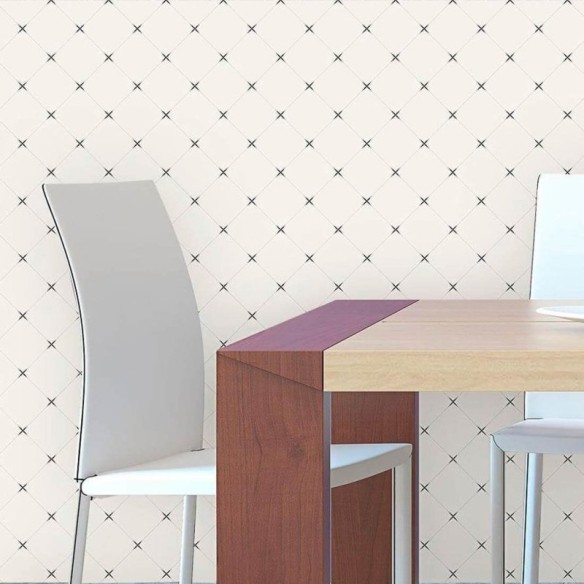 Papel de Parede Adesivo Xadrez 155372933