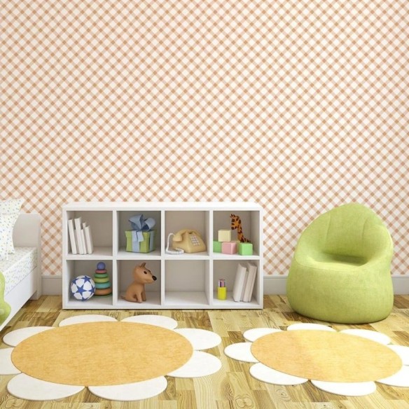 Papel de Parede Adesivo Xadrez 271643838