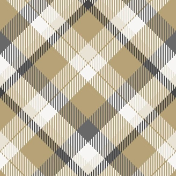 Papel de Parede Adesivo Xadrez Bege Diagonal N06232