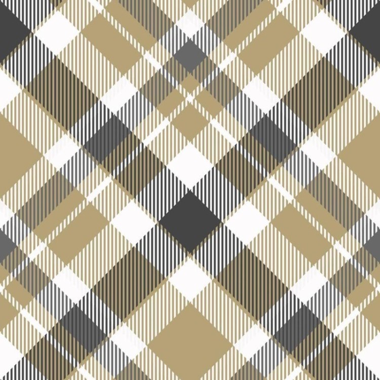 Papel de Parede Adesivo Xadrez Bege Diagonal...