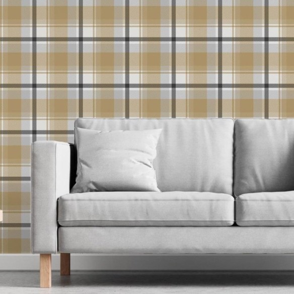 Papel de parede xadrez preto e cinza exclusivo  Grey plaid wallpaper,  Checker wallpaper, Plaid wallpaper