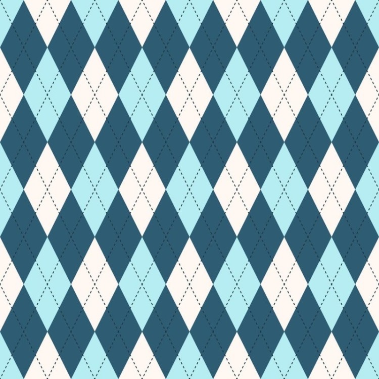 Xadrez Verde Azul Background Quadriculado Textura Tecido Pattern