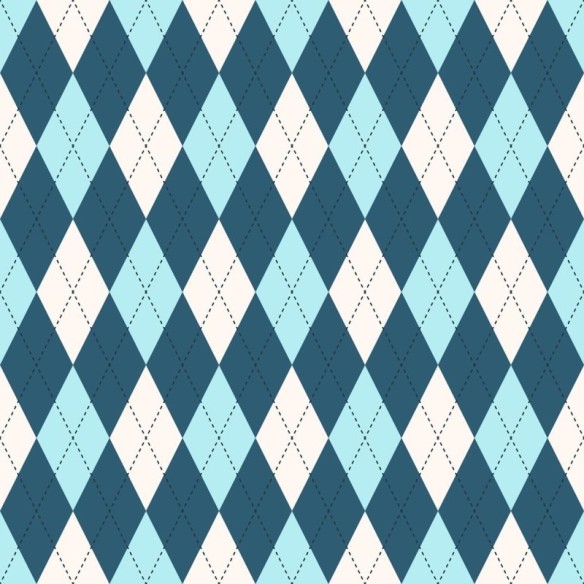 Papel De Parede Adesivo Xadrez - Xadrez Bege Losangos Vermelho Azul - Xadrez  - Geométrico