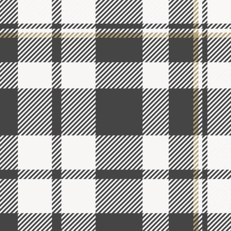 Papel de parede xadrez preto e branco do fundo da aquarela do tartan