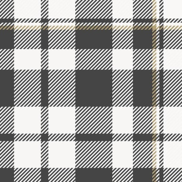 Papel de Parede Adesivo Xadrez Preto e Branco N06230