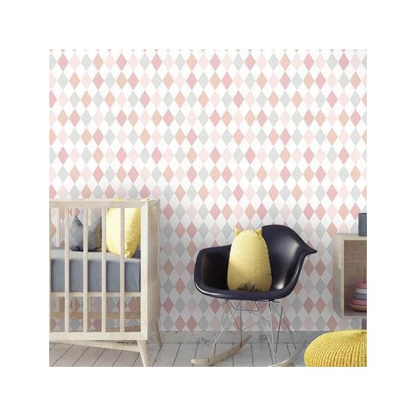 3Peças Rosa E Bege Xadrez Padrão De Guingão Umidade Papel De Parede  Infantil Quarto Autoadesivo Casa Decoração Adesivos De Parede Bebê Quarto  Fundo Papel De Parede , 1 Set De