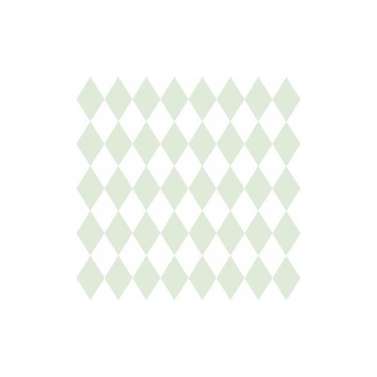 Papel de Parede xadrez verde bebê aquarela - Conspecto