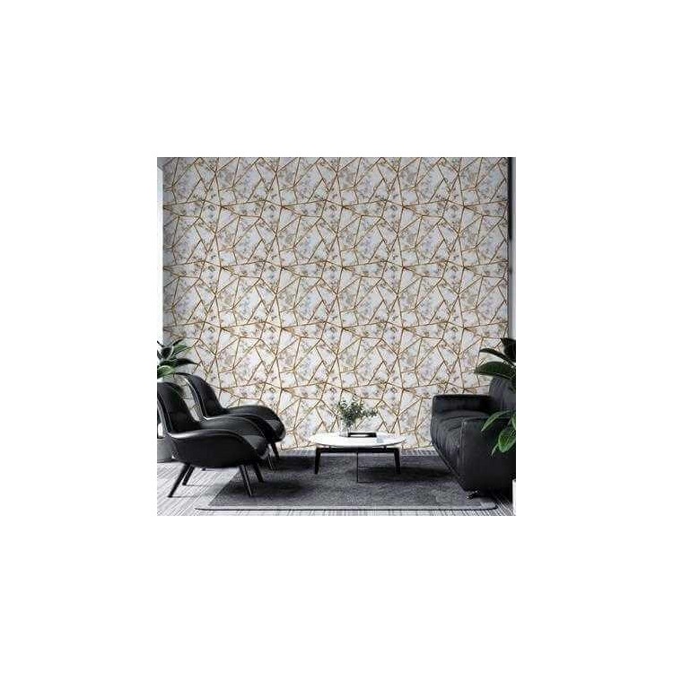 Papel de Parede Adesivo Zara Gold N8819
