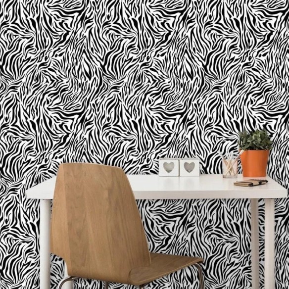 Papel de Parede Adesivo zebra 141864568