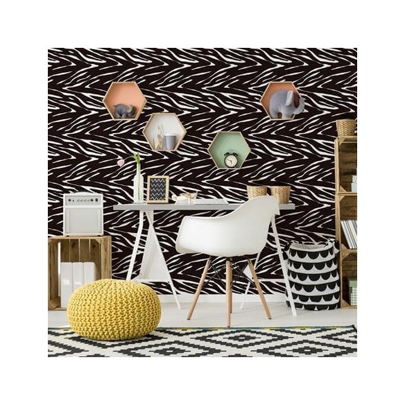 Papel de Parede Adesivo zebra abstrato 111320554