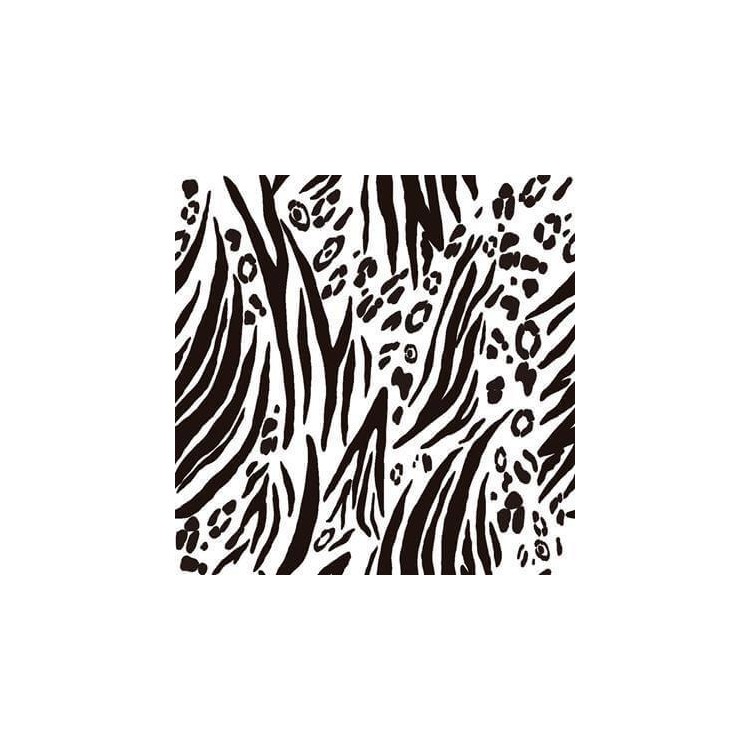 Papel de Parede Adesivo zebra e leopardo branco...