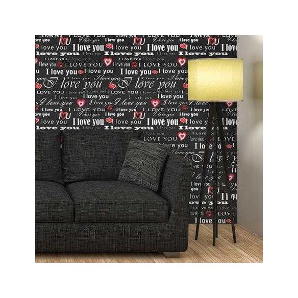Papel de Parede Adesivo Amor 646