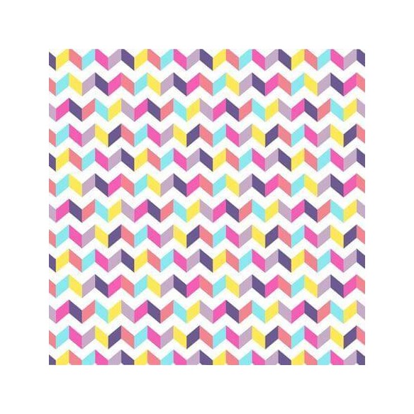 Papel de Parede Adesivo Zig Zag Chevron Colorido Jovem 32561