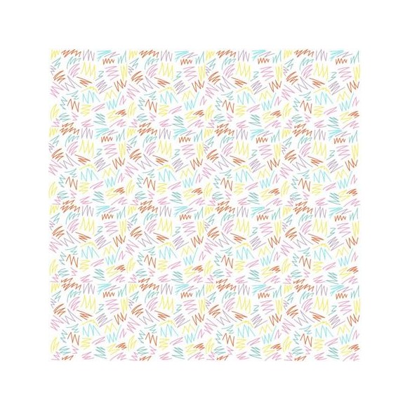Papel de Parede Adesivo Zig Zag Colorido Jovem 25332