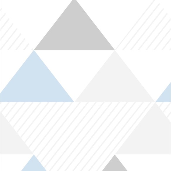 Papel de Parede Adesivo Triângulos Menino 11852