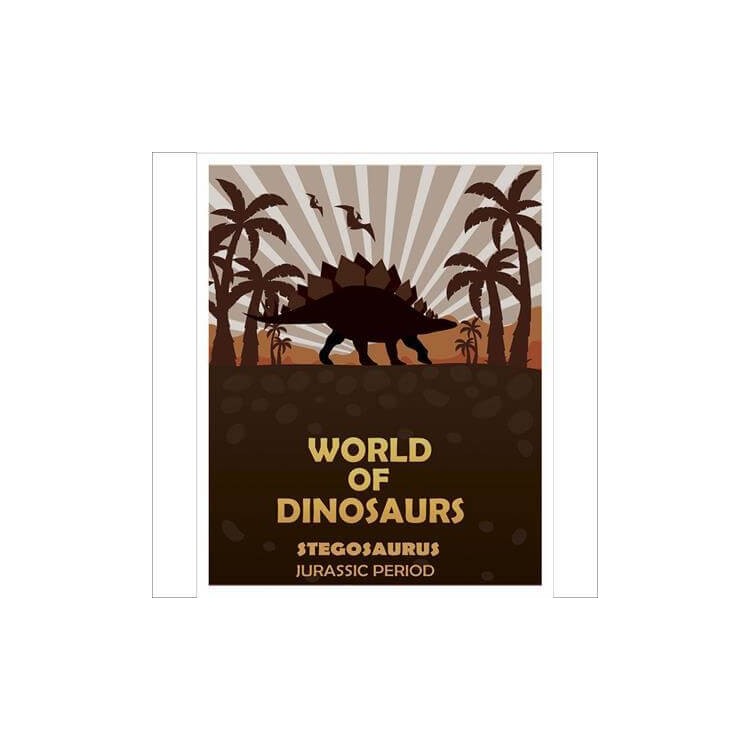 Poster Decorativo  Dinossauro Geek 11306