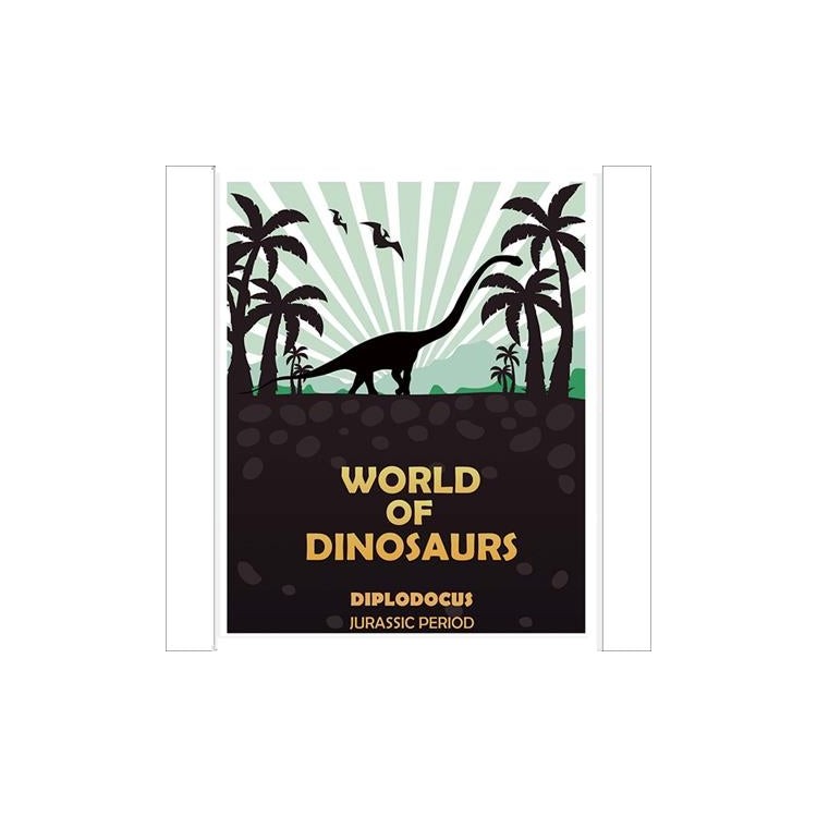 Poster Decorativo  Dinossauro Geek 1330