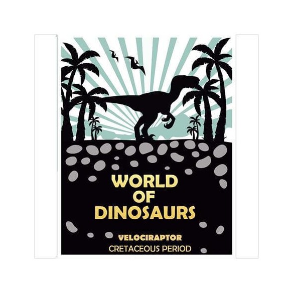 Poster Decorativo  Dinossauro Geek 5891