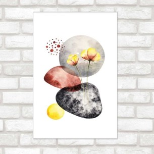 Poster Decorativo Abstrato...