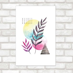Poster Decorativo Abstrato...
