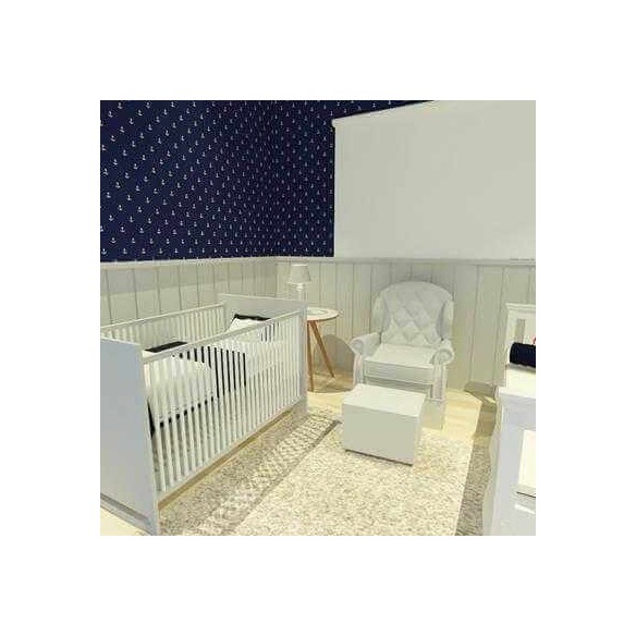 Papel de Parede Adesivo Ancora Azul 220535290
