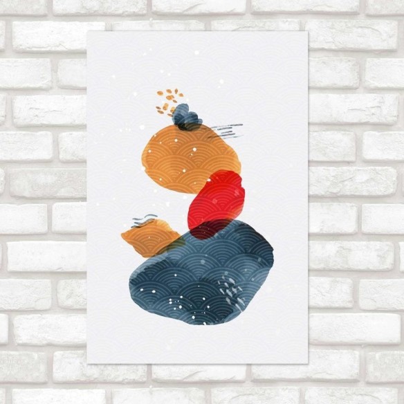Poster Decorativo Abstrato N010206
